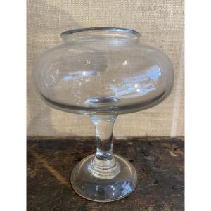 Blown Glass Leech Jar