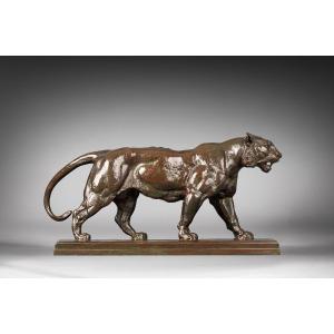 Walking Tiger, Antoine-louis Barye (1795 - 1875)