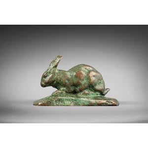 Rabbit, Ears Erect (naturalist Terrace) Antoine-louis Barye (1795-1875)