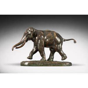 Elephant Of Cochinchina By Antoine-louis Barye (1796-1875)