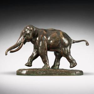 Elephant Of Cochinchina By Antoine-louis Barye (1795-1875)