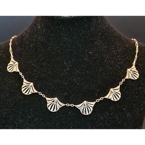 Old Art Deco Drapery Necklace Circa 1920