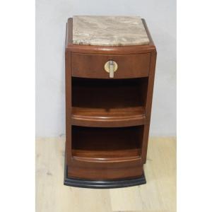Small Art Deco Mahogany Cabinet (bedside Table)