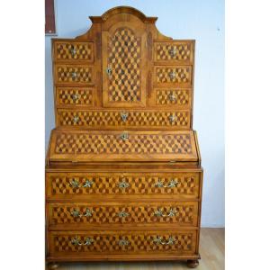 Scriban 18th Century In Cube Marquetry