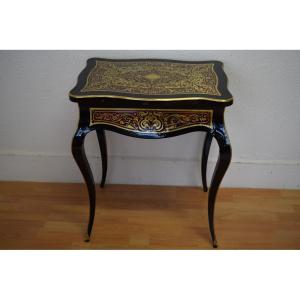 Napoleon III Worktop With Boulle Marquetry