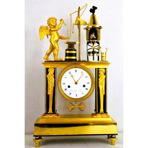 Empire Period Portico Clock