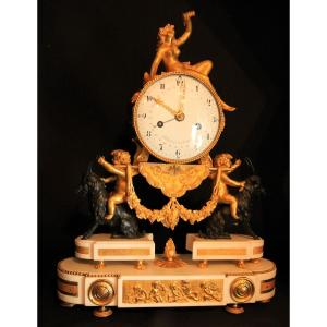 Louis XVI Mantel Clock, Bachat Type