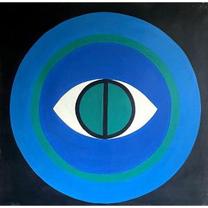 Pierre Mantra Born In 1935 - Abstract Composition -