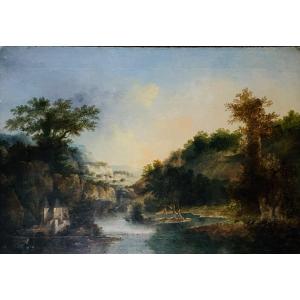 French School XVIII - Oil On Canvas