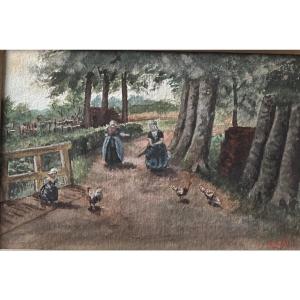 Francois Maury 1861-1933 - Pastel