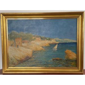 Tableau Marine signé Vernon ?