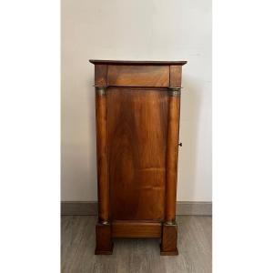 Empire Bedside Half Column In Walnut
