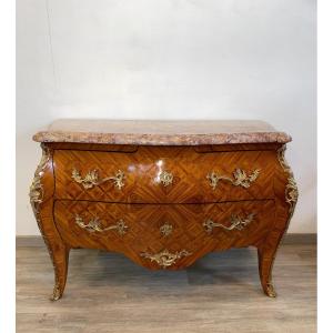 Louis XV Style Commode Stamped Mailfert