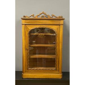 Napoleon III Period Mahogany Display Cabinet