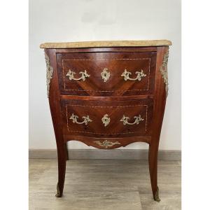 Louis XV Chest Of Drawers In Rosewood Circa 1950