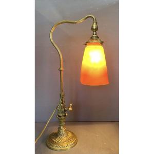 Gilded Bronze Piano Lamp 
