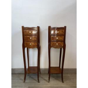Pair Of Louis XV Style Bedside Tables