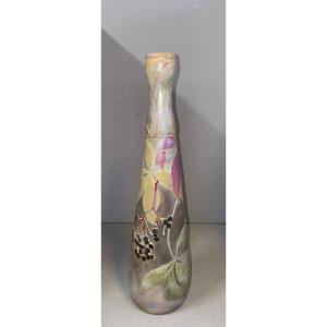 Multi-layered Soliflore Vase By Legras Sd