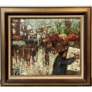 Henry Maurice d'Anty "snow In Montmartre"