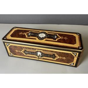 Napoleon III Glove Box With Marquetry Decoration