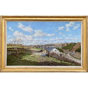 Asselbergs Alphonse ( Brussels 1839 – 1916 ) -  ' Landscape In The Ardennes '