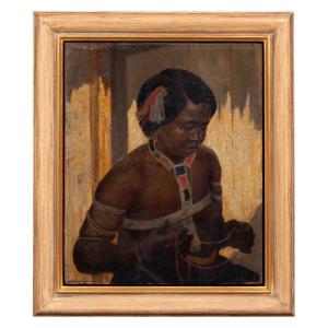 Alfred Richard Martin (1871 – 1939) - Portrait Of A Zulu Girl, Kwazulu - Natal, South - Africa