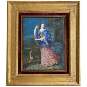 Diana, Goddess Of The Hunt - French School, Circa 1660