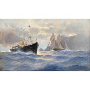 Hans Hörnigk (berlin 1878 – 1955 Leipzig) – “white Cliffs”