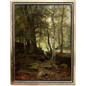 Ferdinand De Prins ( Brecht 1859 – 1908 Reet ) - ' A Landscape Of The Flemish Countryside '