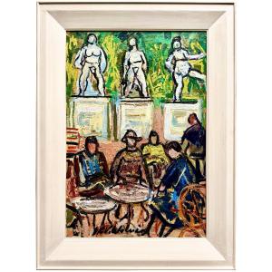 Henri Victor Wolvens ( Brussels 1896 – 1977 Bruges ) - ' La Terrasse '