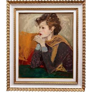 Cesare Monti ( Brescia 1891 - 1959 Bellano) - ' Studio Di Figura '