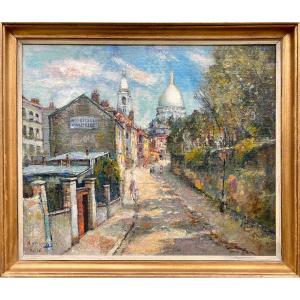 Paris - Montmartre, Verbrugghe Charles, Bruges 1877 - 1974 Paris, Belgian Painter