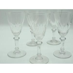 Baccarat. Champigny Model. 5 Porto Glasses