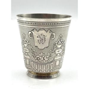 Pedestal Timpani In Sterling Silver