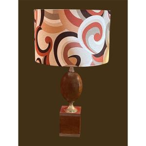 Lamp Attributed To Philippe Barbier . 70's