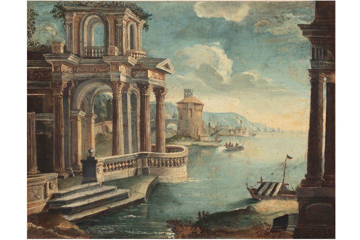 Antonio Joli (Modena 1700 - Napoli 1777), Marina-photo-3