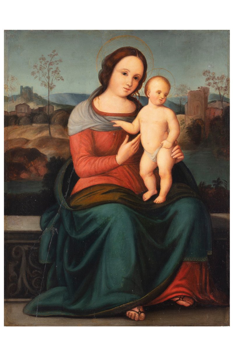 Madonna con Bambino, bottega di Francesco Francia
