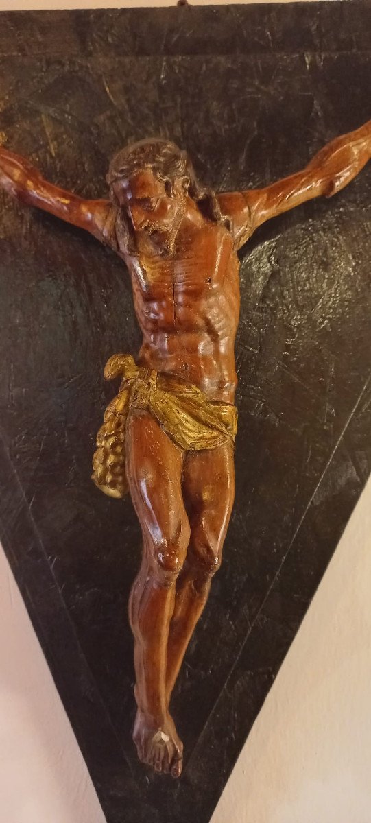 Cristo Crocifisso in legno di bosso-photo-3