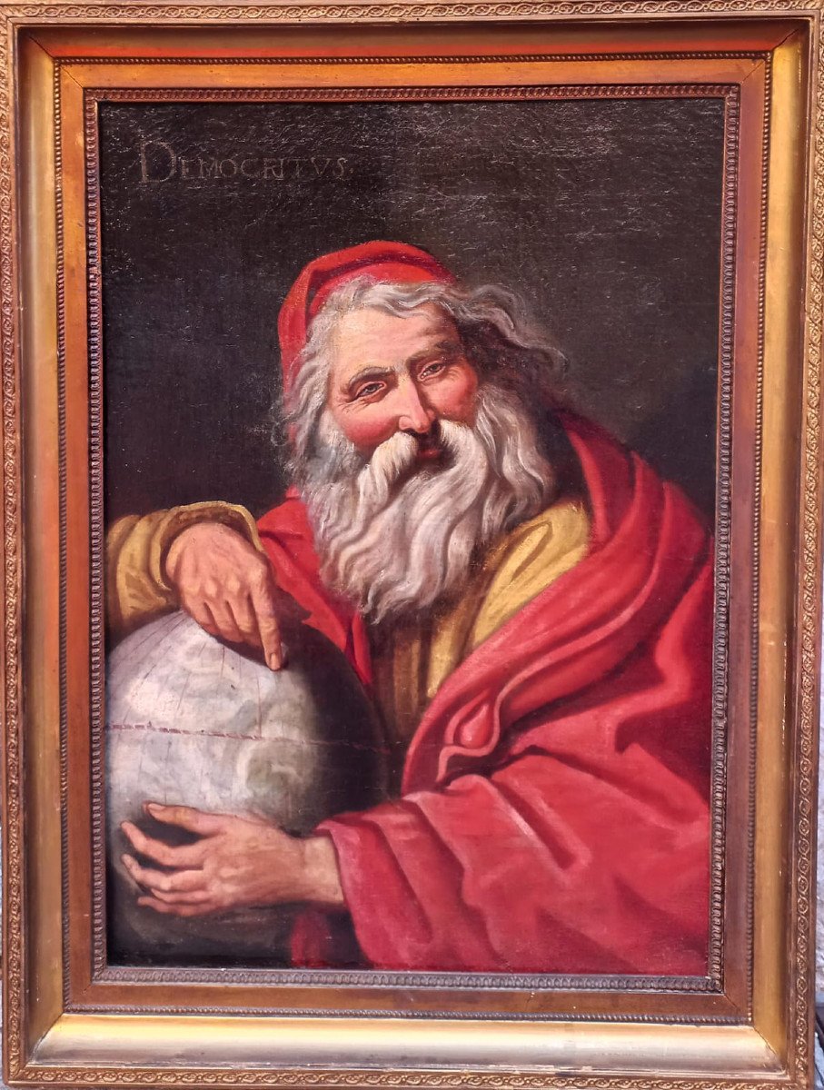 Ritratto di Democrito, "filosofo della risata"