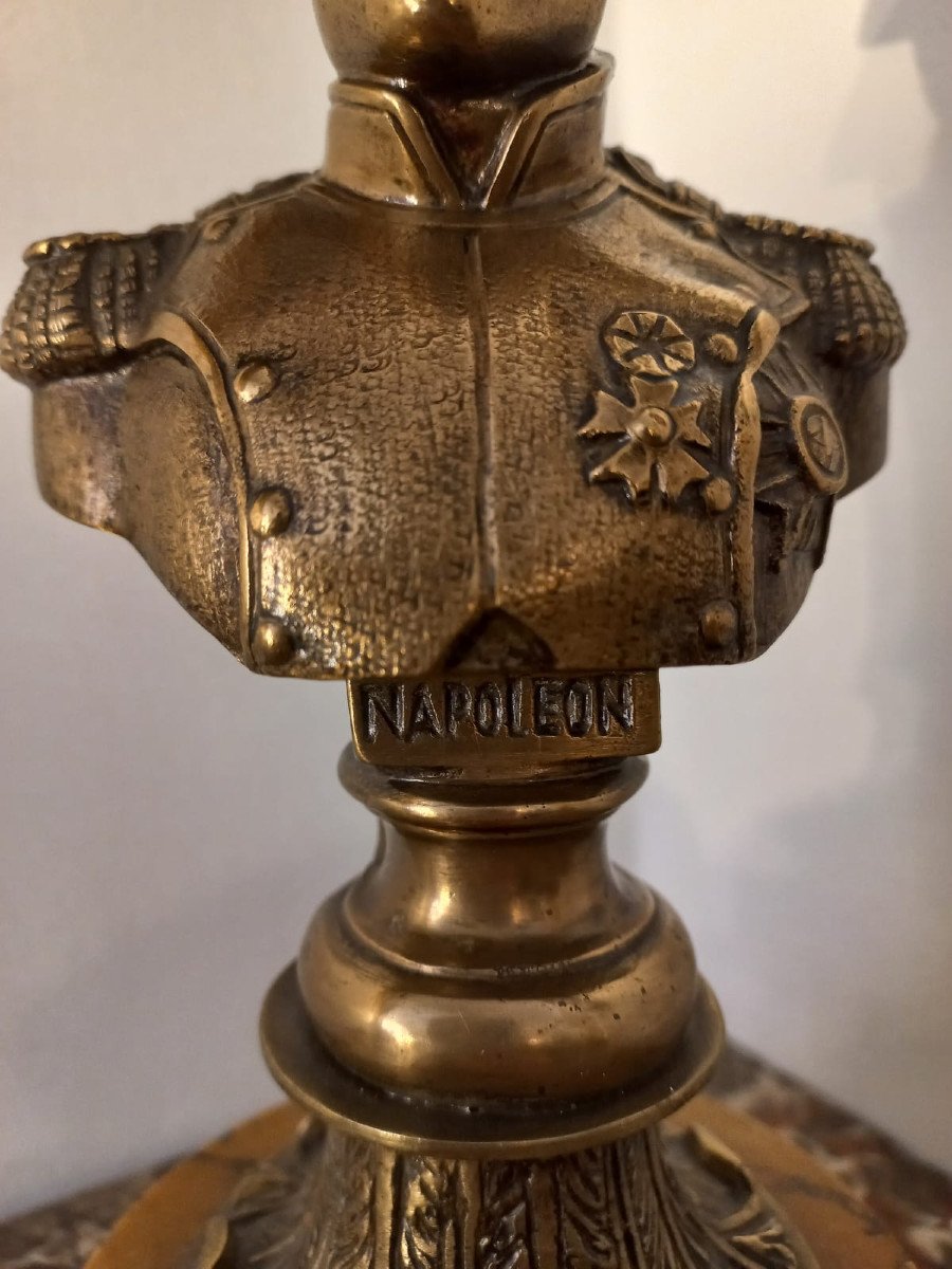 Busto di Napoleone in bronzo dorato-photo-1