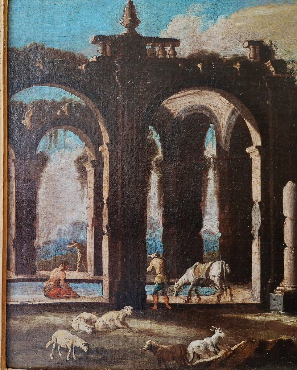 Coppia di capricci architettonici-photo-3