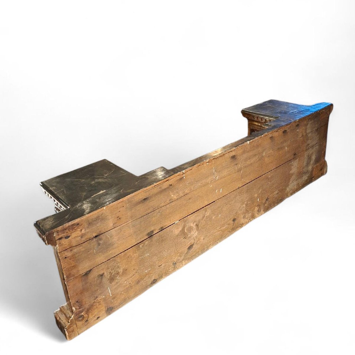 Basamento da cornice in legno dorato-photo-1
