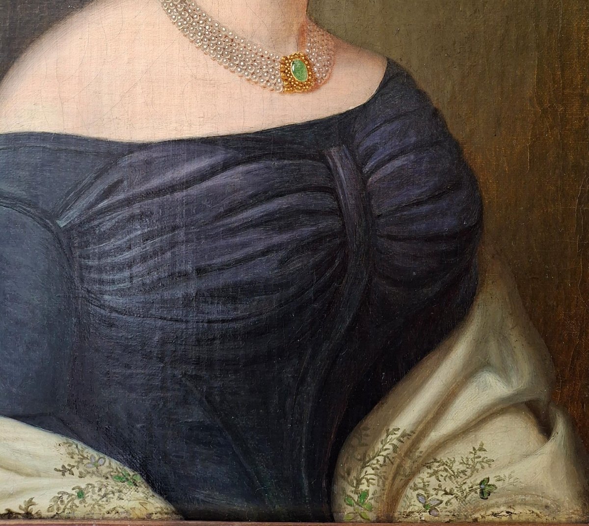 Ritratto di giovane gentildonna, scuola inglese-photo-2