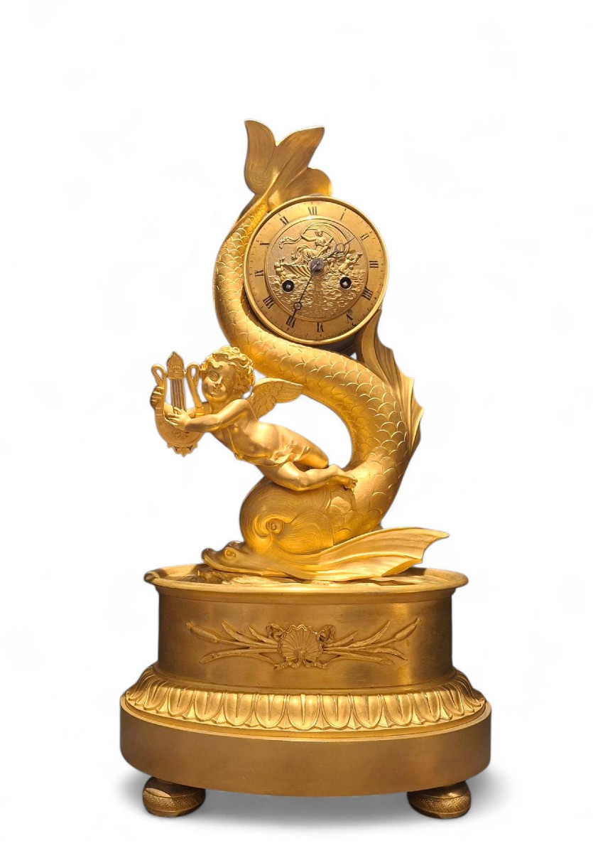 Pendola in bronzo dorato
