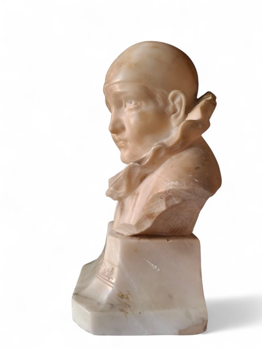 Coppia di sculture raffiguranti Pierrot-photo-2