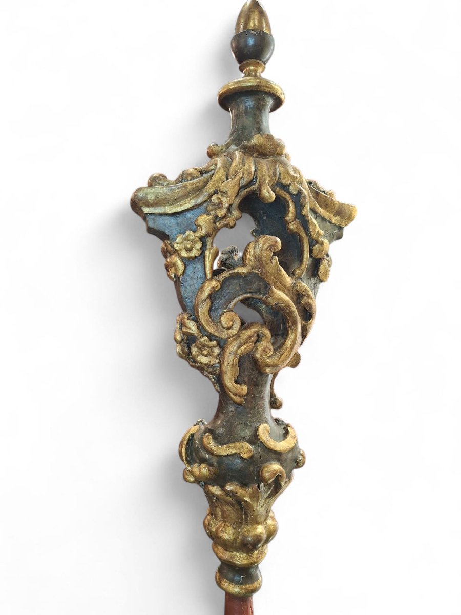 Tintinnabolo in legno intagliato-photo-3