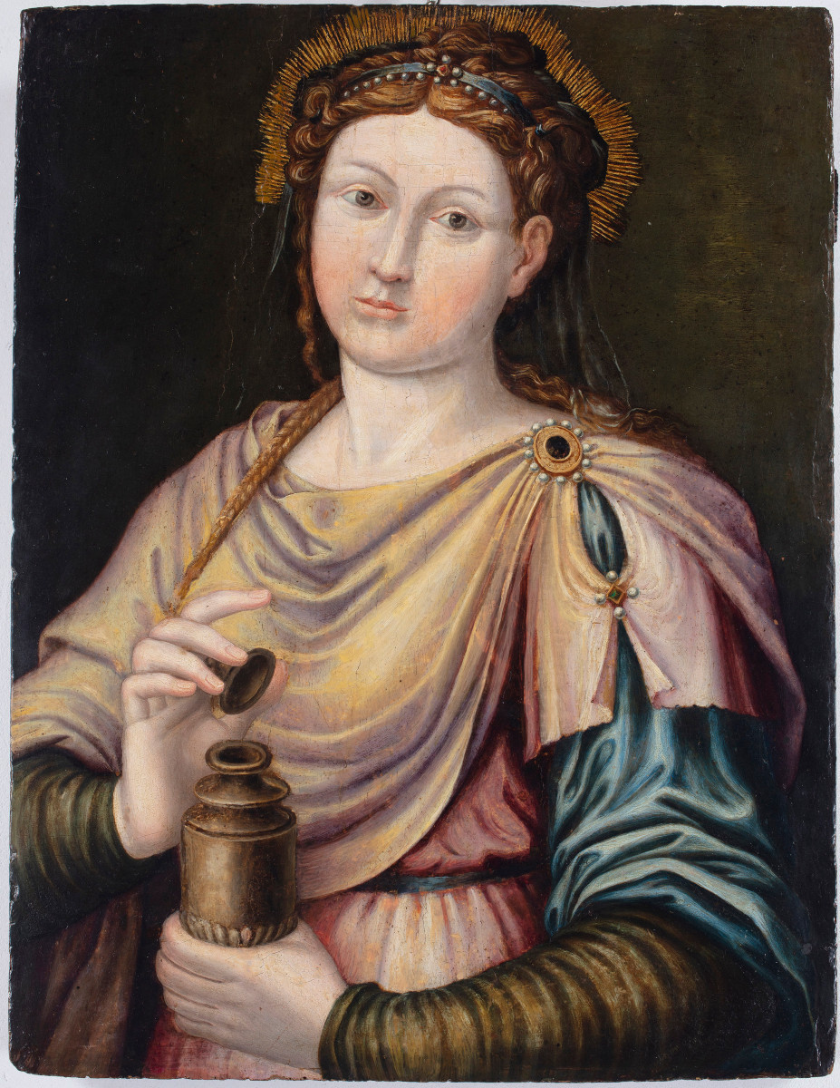 Maddalena, olio su tavola