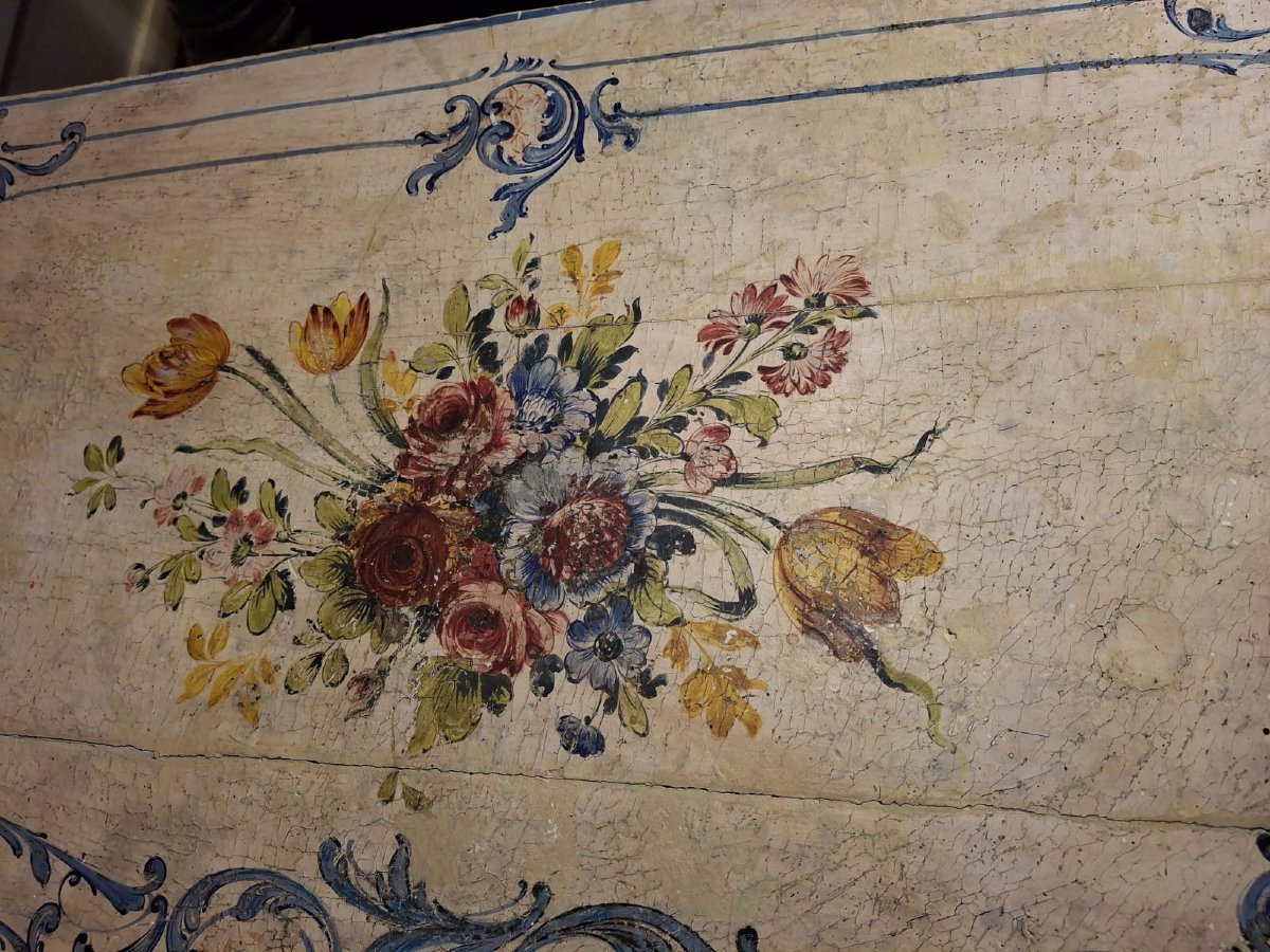 Console Luigi XV laccata e dorata-photo-3