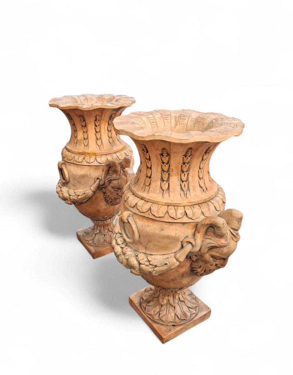 Coppia di vasi in terracotta-photo-3