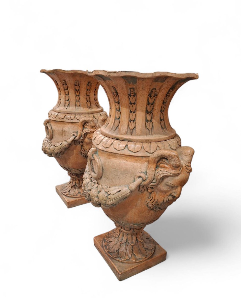 Coppia di vasi in terracotta-photo-4